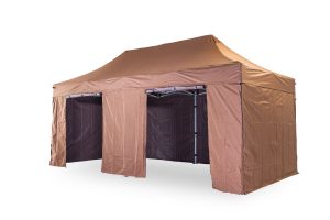 TENTino OPLÁŠTĚNÍ NA 3x6 m /4 nohy a 3x6 m /6 noh SMALL/BIG HEXAGON/OCTAGON Barva opláštění: 10A - HNĚDÁ