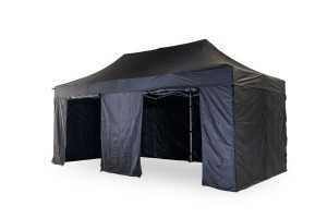 TENTino OPLÁŠTĚNÍ NA 4x8 m BIG HEXAGON/OCTAGON Barva opláštění: 11A - ČERNÁ