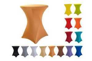 TENTino Elastický ubrus na koktejlový bistro stůl 60 cm VÍCE BAREV Barva: ZLATÁ