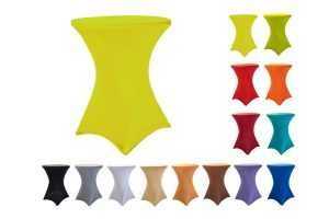 TENTino Elastický ubrus na koktejlový bistro stůl 60 cm VÍCE BAREV Barva: ŽLUTÁ