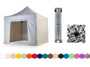 Nůžkový párty stan 3x3 m TENTino BIG HEXAGON Barva opláštění: 5A - ŠEDÁ
