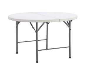 TENTino Skládací stůl průměr 122 cm PŮLENÝ