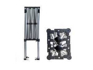 TENTino Konstrukce nůžkového párty stanu SMALL HEXAGON 2x3 m bez opláštění