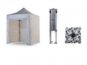 Nůžkový párty stan 2x2 m TENTino BIG HEXAGON Barva opláštění: 1A - BÍLÁ