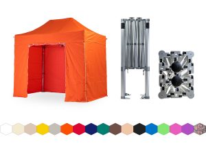 Nůžkový párty stan 2x3 m TENTino BIG HEXAGON Barva opláštění: 6A - ORANŽOVÁ