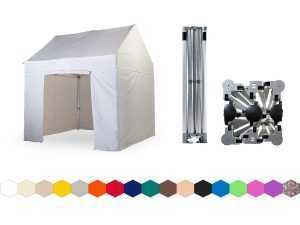 Nůžkový párty stan 3x3 m TENTino BH GABLED Barva opláštění: 7A - ČERVENÁ