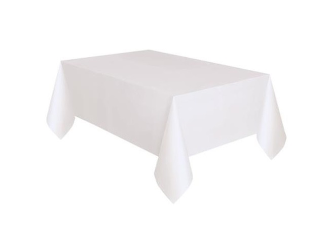 TENTino Ubrus na hranatý stůl 122x60 cm Barva: BÍLÁ