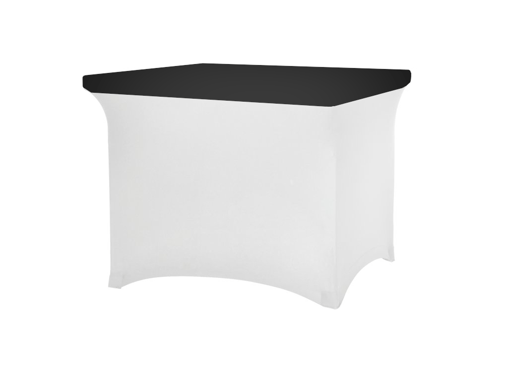 TENTino Elastická čepice na skládací stůl 87x87 cm VÍCE BAREV Barva: ČERNÁ