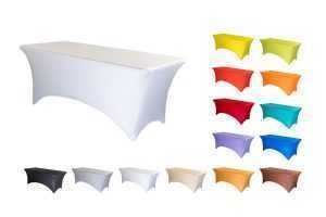 TENTino Elastický potah na skládací stůl 180x76 cm VÍCE BAREV Barva: TMAVĚ ZELENÁ