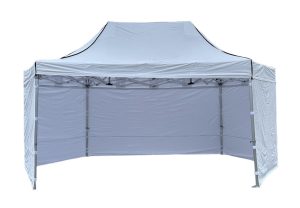 Nůžkový párty stan 2x2x4 m TENTino BIG HEXAGON Barva opláštění: 4A - ŽLUTÁ