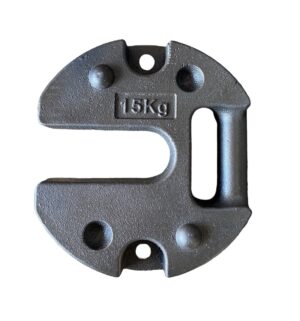 TENTino Železná zátěž 15 kg (1 ks) tvar C