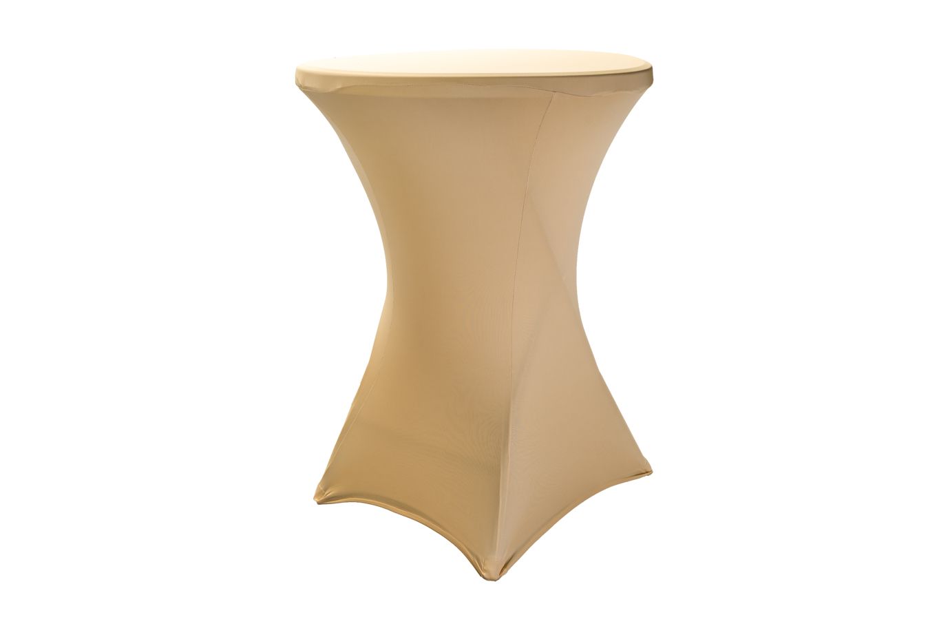 TENTino Elastický ubrus EXTREME na koktejlový bistro stůl 70-80 cm VÍCE BAREV Barva ubrusu: ŠAMPAŇ / CHAMPAGNE