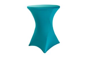 TENTino Elastický ubrus EXTREME na koktejlový bistro stůl 70-80 cm VÍCE BAREV Barva ubrusu: TYRKYSOVÁ / TURQUOISE