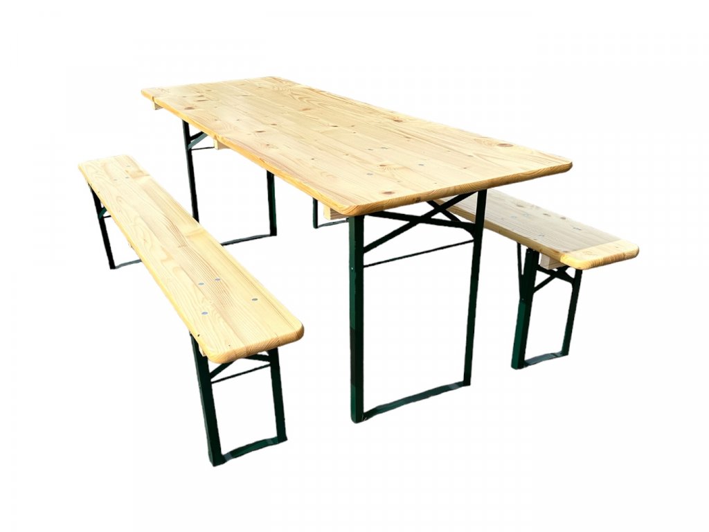 TENTino Profi pivní zahradní set 180x70 cm - STŮL + 2x LAVICE