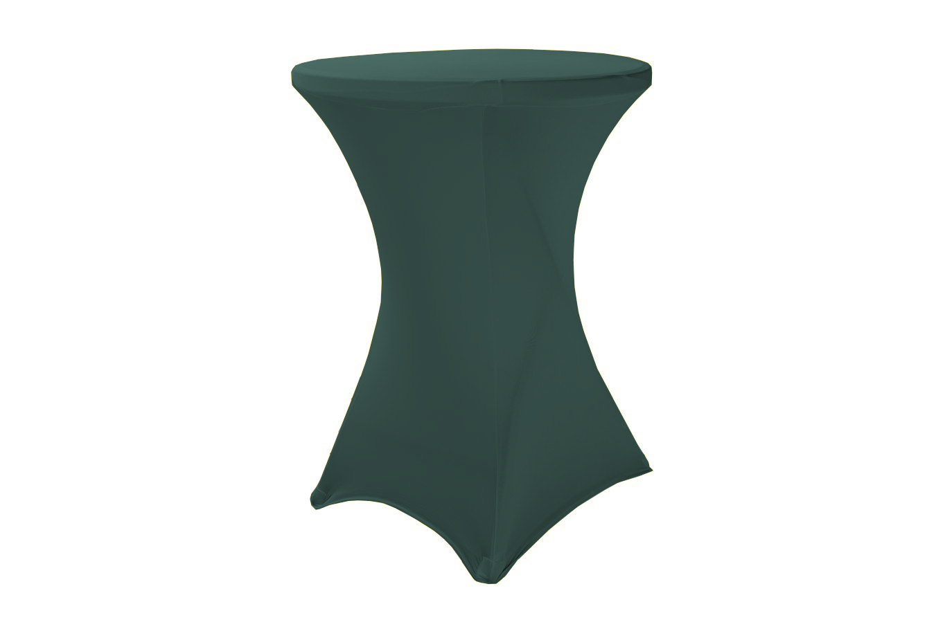 TENTino Elastický ubrus STANDARD na koktejlový bistro stůl 80 cm VÍCE BAREV Barva ubrusu: TMAVĚ ZELENÁ / WILLOW GREEN