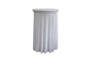 TENTino Elastický ubrus SKIRTING na koktejlový bistro stůl 80 cm VÍCE BAREV Barva ubrusu: MODRÁ / ROYAL BLUE