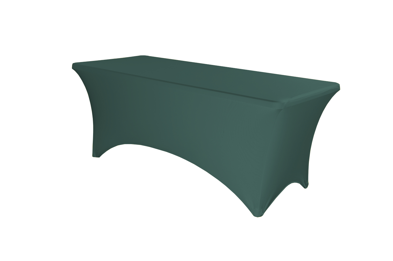 TENTino Elastický potah STANDARD na skládací stůl 152x76 cm VÍCE BAREV Barva ubrusu: TMAVĚ ZELENÁ / WILLOW GREEN