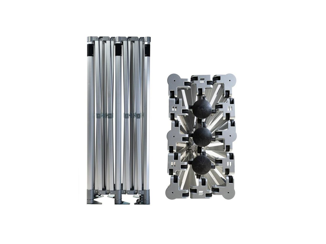 TENTino Konstrukce nůžkového párty stanu BIG HEXAGON 3x9 m bez opláštění