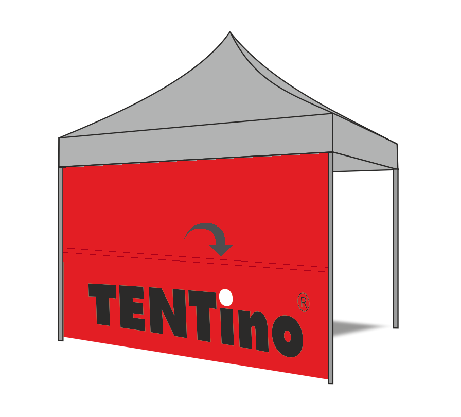TENTino Našití tunýlku na bočnici + teleskop 2 m