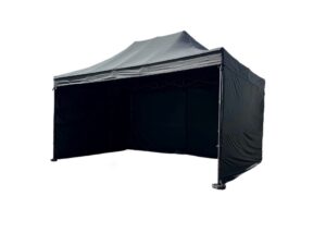Nůžkový párty stan 4x6 m /5 noh TENTino BIG HEXAGON EXTREME Barva opláštění: 10B - SVĚTLE HNĚDÁ