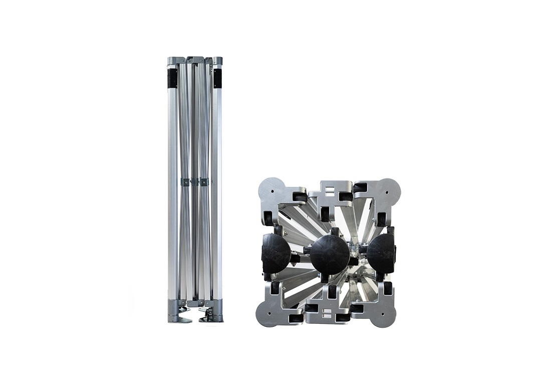 TENTino Konstrukce nůžkového párty stanu GABLED 4x4 m bez opláštění