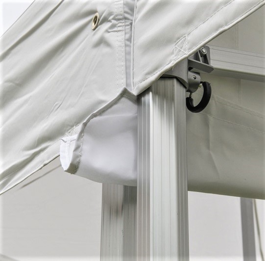 TENTino Okap pro nůžkový párty stan 12 m Barva opláštění: 14A - RŮŽOVÁ