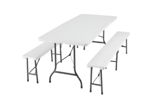 TENTino Plastový pivní set skládací - 183 cm (šířka stolu 90 cm)