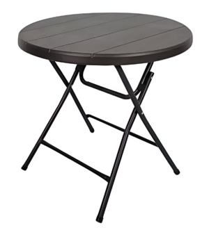 TENTino Kavárenský stolek nízký 80 cm - IMITACE DŘEVA