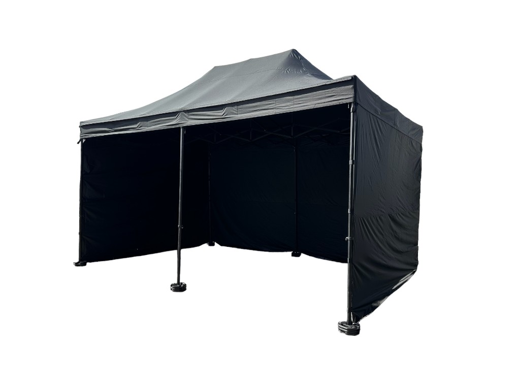 Nůžkový párty stan 4x6 m /6 noh TENTino BIG HEXAGON Typ konstrukce: KONSTRUKCE ČERNÁ