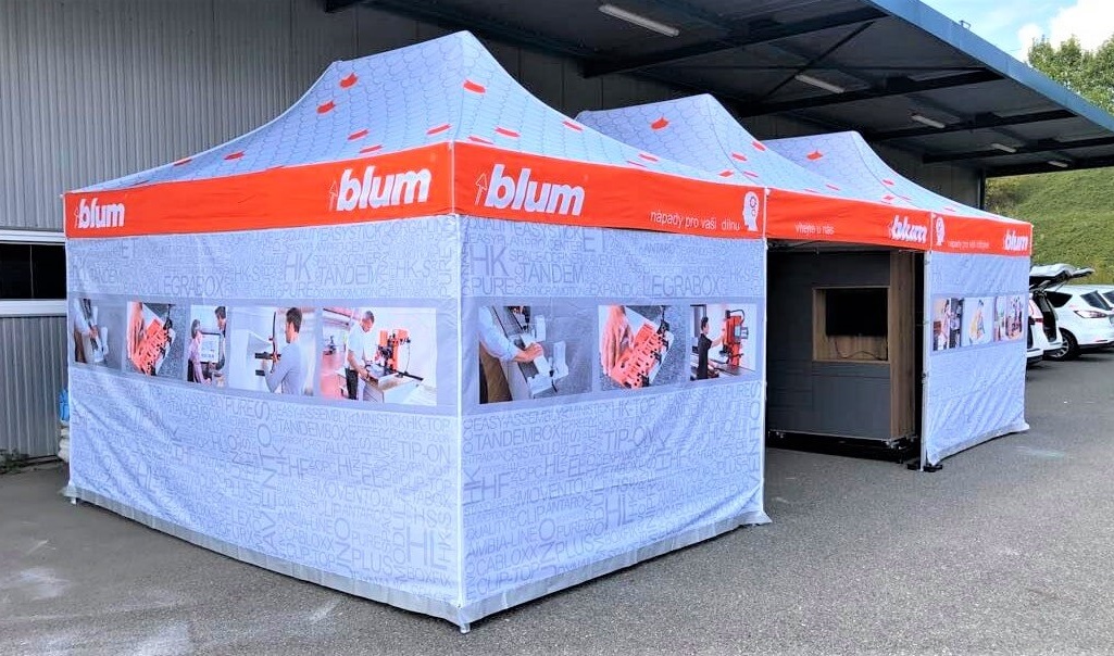 TENTino SET - Nůžkový párty stan 3x4