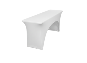 TENTino Elastický potah STANDARD na pivní stůl 200x50 - 200x70 cm Barva ubrusu: BÍLÁ / WHITE