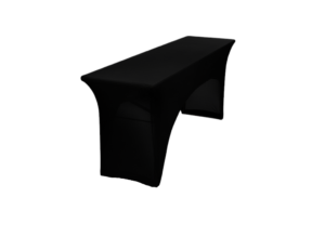 TENTino Elastický potah STANDARD na pivní stůl 220x50 - 220x70 cm Barva ubrusu: ČERNÁ / BLACK