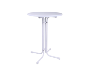 Skládací bistro stůl ELEGANT WHITE Ø80 cm | Profi catering | TENTino