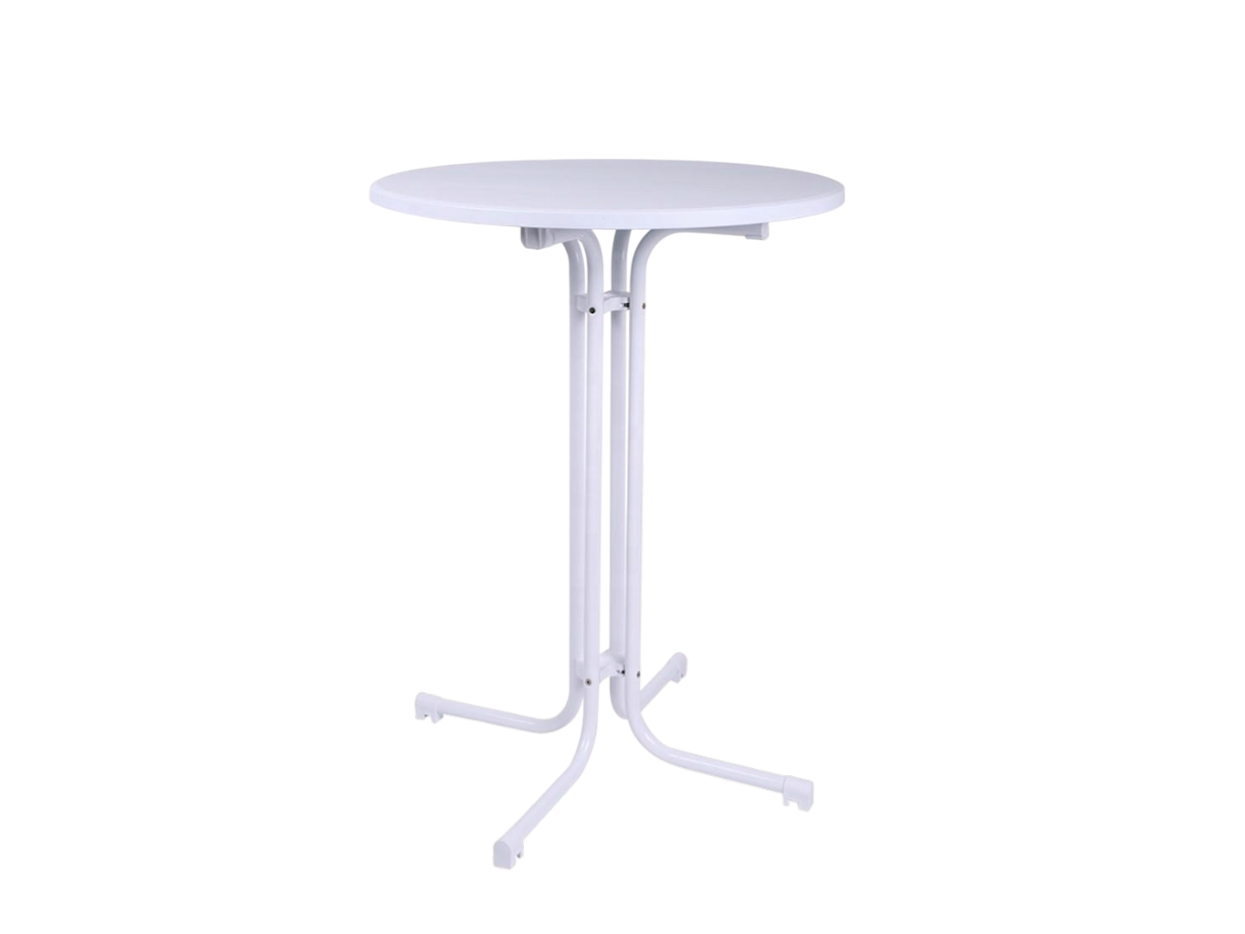 Skládací bistro stůl ELEGANT WHITE Ø80 cm | Profi catering | TENTino