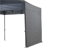 TENTino BOČNÍ PLACHTA 300 gsm- 4 m na 4x4 m /4x6.4 m /4x8 m Barva opláštění: 17A - ANTRACIT