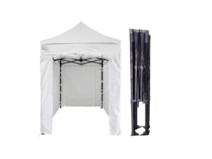 TENTino Nůžkový párty stan 2x2 m STEEL HEXAGON Barva opláštění (Zvolte variantu): 1A - BÍLÁ