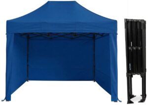 TENTino Nůžkový párty stan 2x3 m STEEL HEXAGON Barva opláštění (Zvolte variantu): 8A - MODRÁ