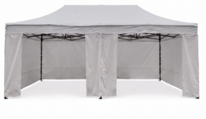 TENTino OPLÁŠTĚNÍ NA 4x8 m STEEL HEXAGON Barva opláštění (Zvolte variantu): 5A - ŠEDÁ