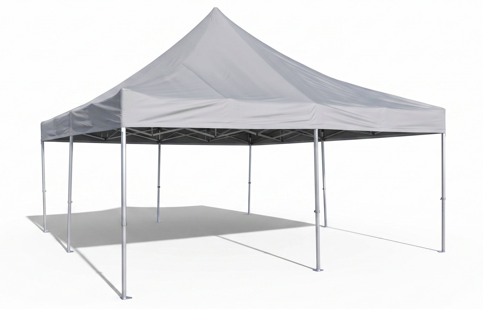 Nůžkový párty stan 6x6 m TENTino BIG HEXAGON Barva opláštění (Zvolte variantu): 7A - ČERVENÁ
