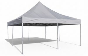 Nůžkový párty stan 6x6 m TENTino BIG HEXAGON Barva opláštění (Zvolte variantu): 11A - ČERNÁ