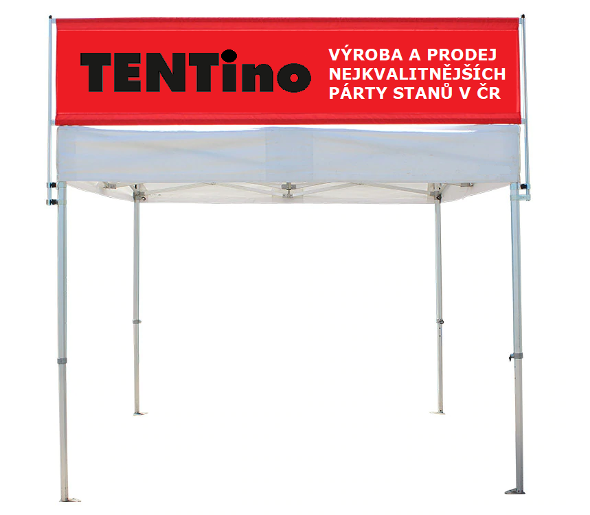 TENTino Sky banner - 3 m (3 různé výšky) Výška sky banneru: výška - 80 cm