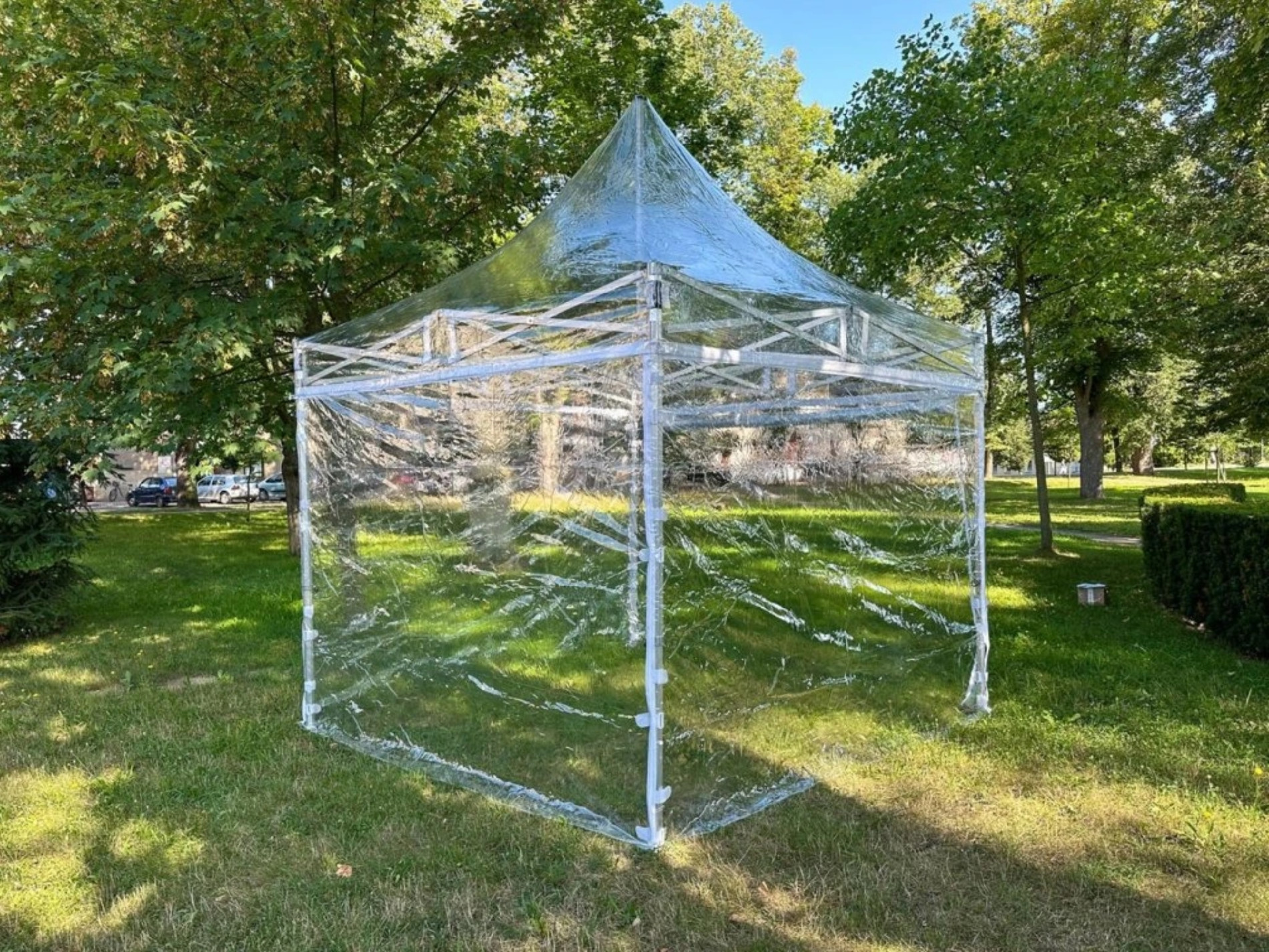 TENTino BOČNÍ TRANSPARENTNÍ PLACHTA 3 m